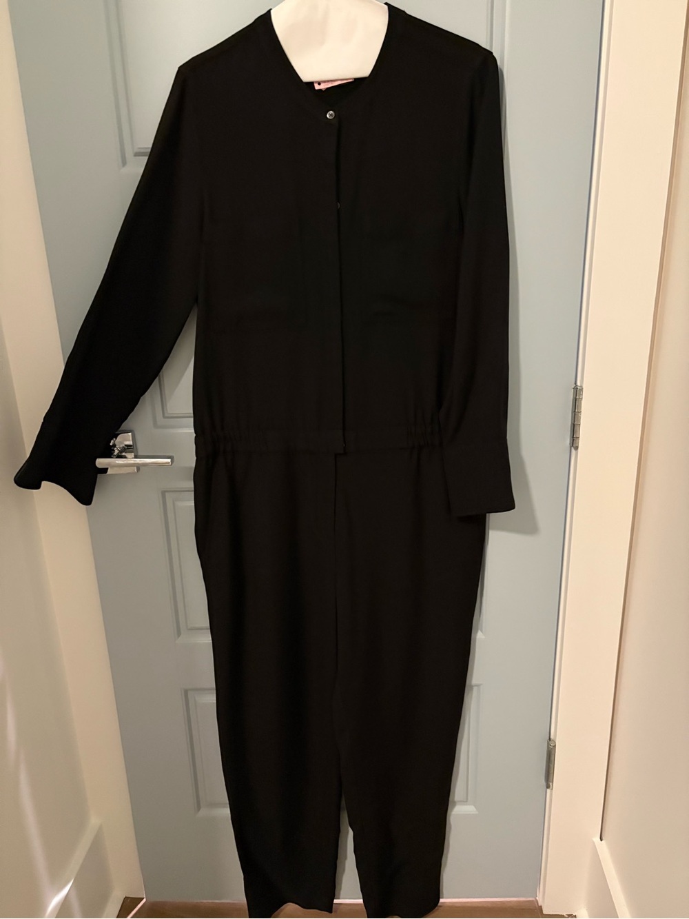 JCrew Black Women's Long Sleeve Jumpsuit Dress